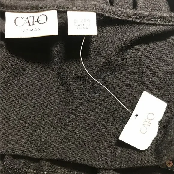 NWT CATO Sequin Scoop Neck Sleeveless Blouse 18/20W - Picture 6 of 6